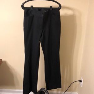 Ann Taylor loft Marisa boot cut black pants.